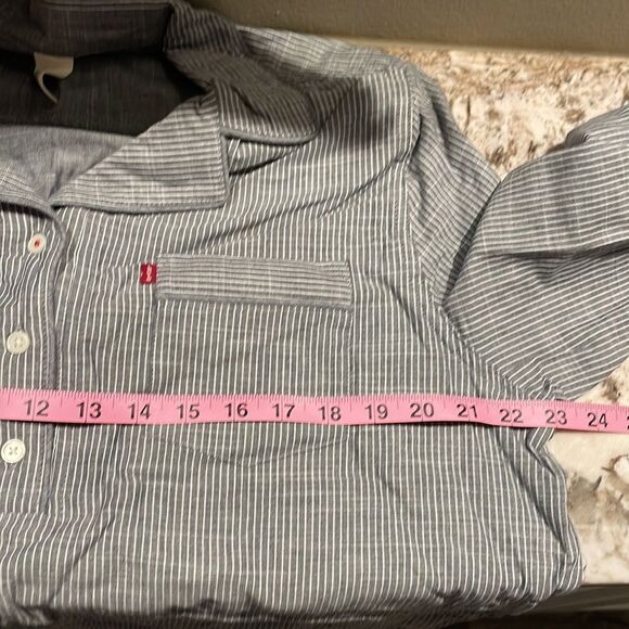 Levi’s for Target Woven Striped Sleepshirt Pajama Nightgown, NWT - Picture 5 of 5